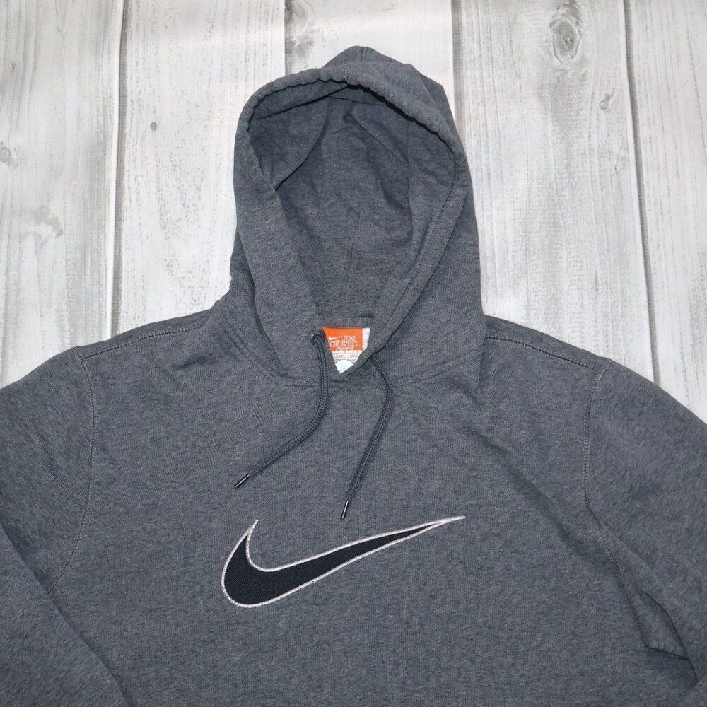 Vintage Nike Y2K The Athletic Dept Men's Hoodie Grau Size Large Fitness - Picture 2 of 9